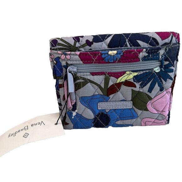 Vera Bradley RFID PROTECTED Mini Tri-Fold Wallet Bengal Lily NWT - Picture 2 of 9